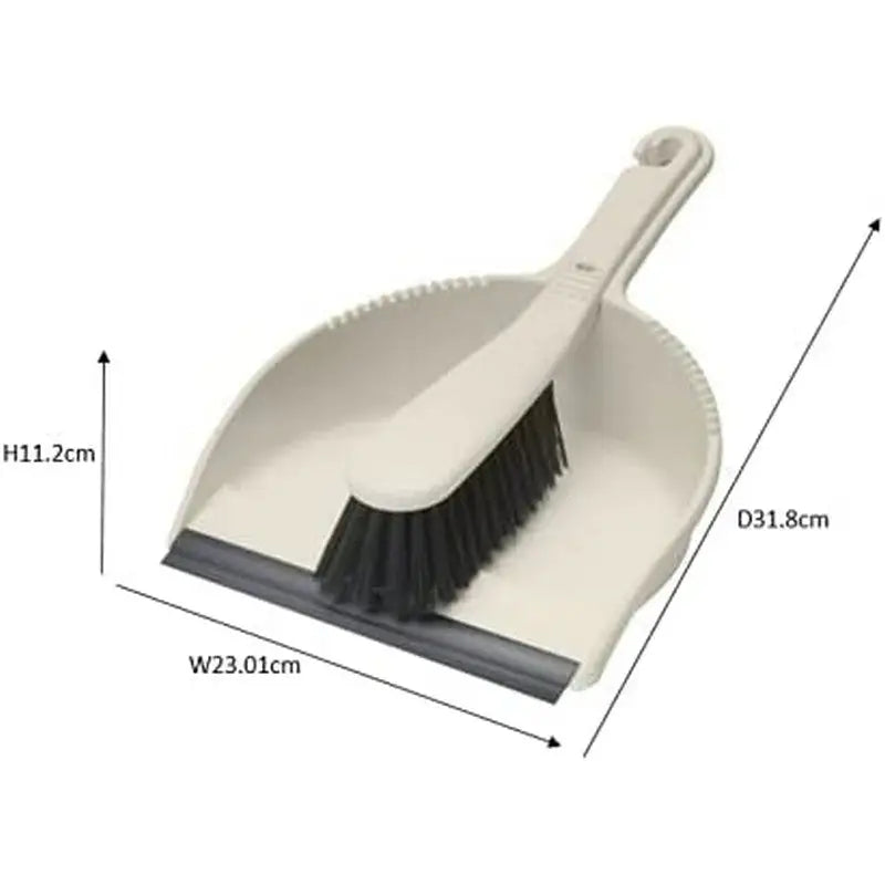 Addis Dustpan And Brush Set Linen - Soft - Cleaning Products