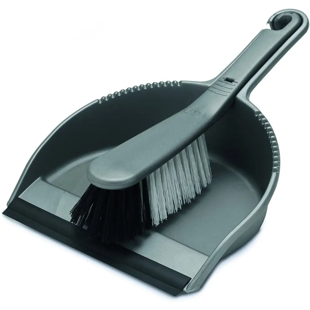 Addis Dustpan And Brush Set - Stiff Head - Various Colours -
