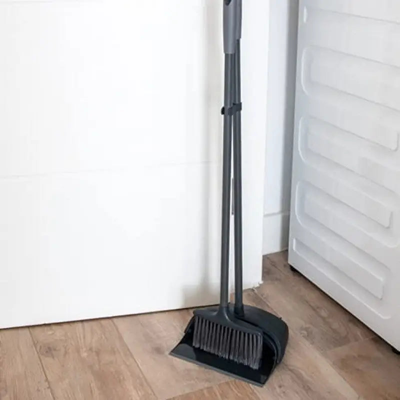 Addis Folding Long Handle Dustpan Metallic / Graphite Grey Stewart