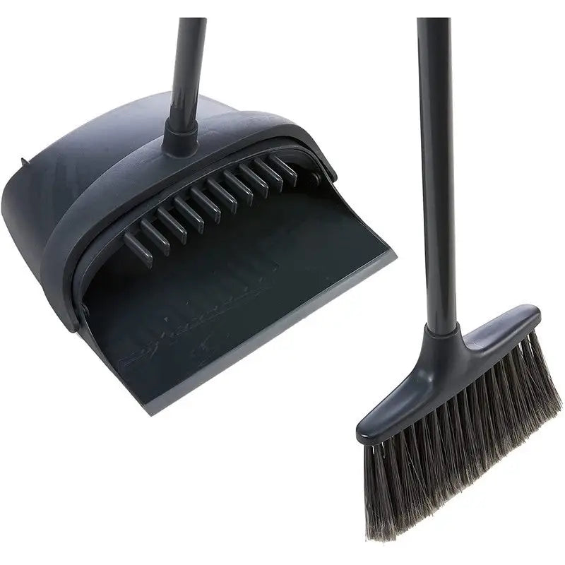Addis Folding Long Handle Dustpan Metallic / Graphite Grey Stewart