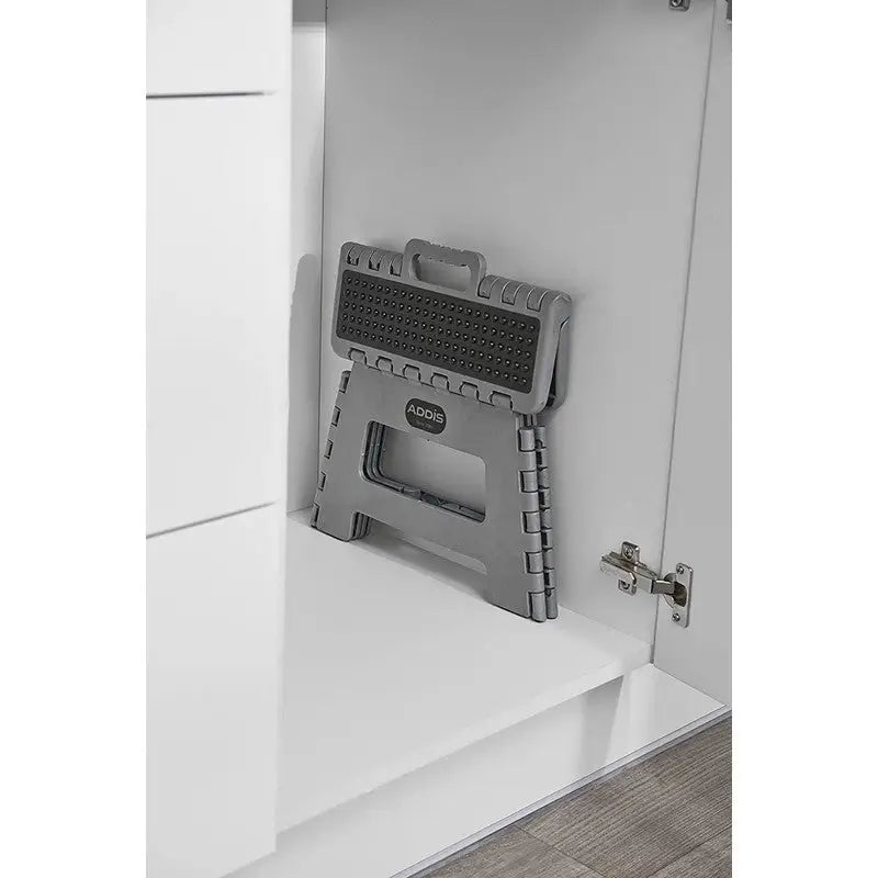 Addis Folding Step Stool Metallic Grey - Homeware