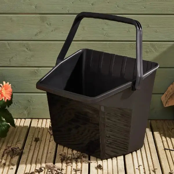 Addis Garden Leaf Lawn Cuttings Scoop - Black - Gardening &