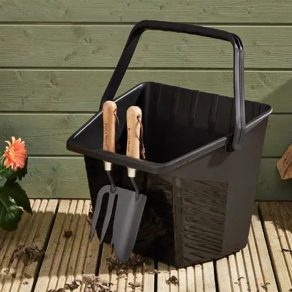 Addis Garden Leaf Lawn Cuttings Scoop - Black - Gardening &