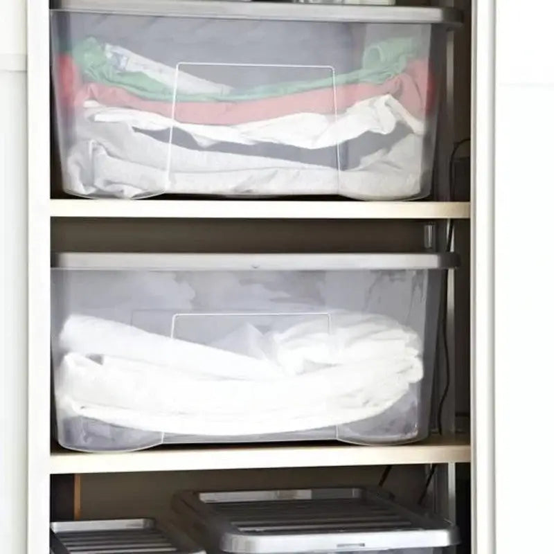 Addis Large 50L Storage Box & Lid Transparent / Clear -