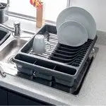 Addis Large Draining Dish Rack - Assorted Colours - Metallic