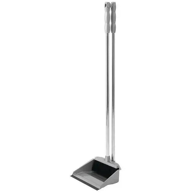 Addis Long Handle Dustpan - Metallic Grey - Cleaning