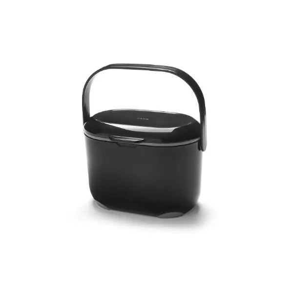 Addis New Compost Caddy Black / Grey 2.5 Litre - Homeware