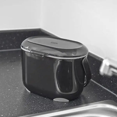 Addis New Compost Caddy Black / Grey 2.5 Litre - Homeware