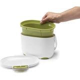 Addis New Compost Caddy Range - 2.5 Litre - White & Green