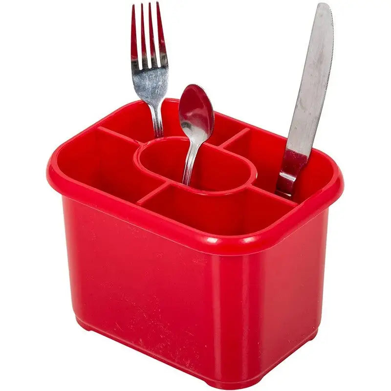 Addis Plastic Kitchen Cutlery Drainer Holder - Assorted