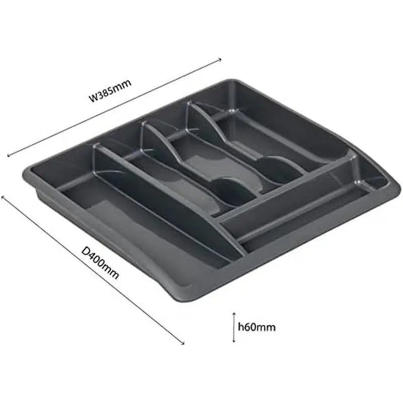 Addis Plastic Kitchen Cutlery Drawer Organiser