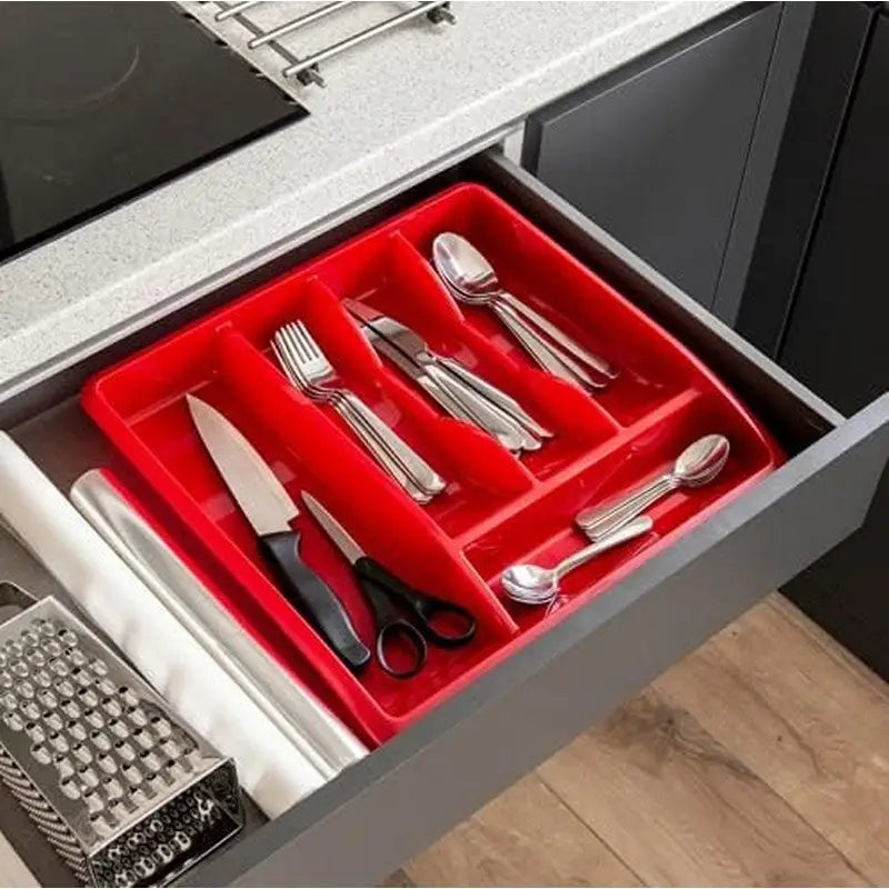 Addis Plastic Kitchen Cutlery Drawer Organiser