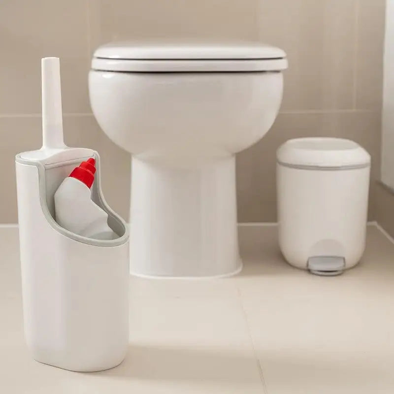 Addis Premium Deluxe Bathroom Pedal Bin / Toilet Brush -