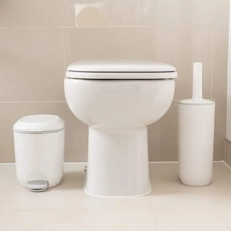 Addis Premium Deluxe Bathroom Pedal Bin / Toilet Brush -