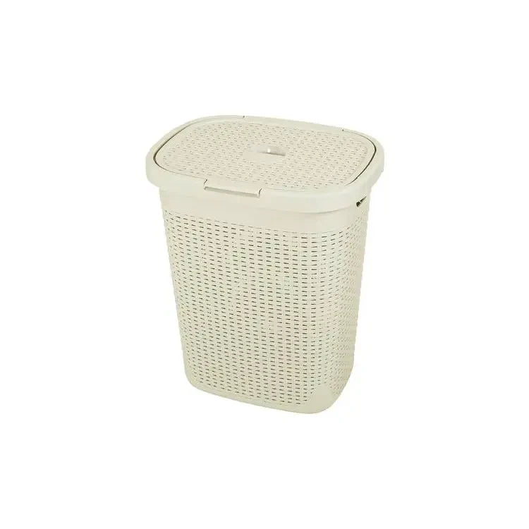 Addis Rattan Effect Laundry Hamper 50L - Various Colours