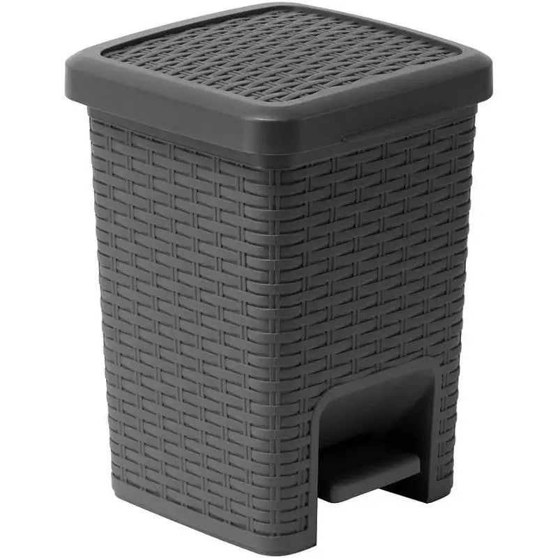 Addis Rattan Effect Pedal Bin 6L - Choose your Colour -