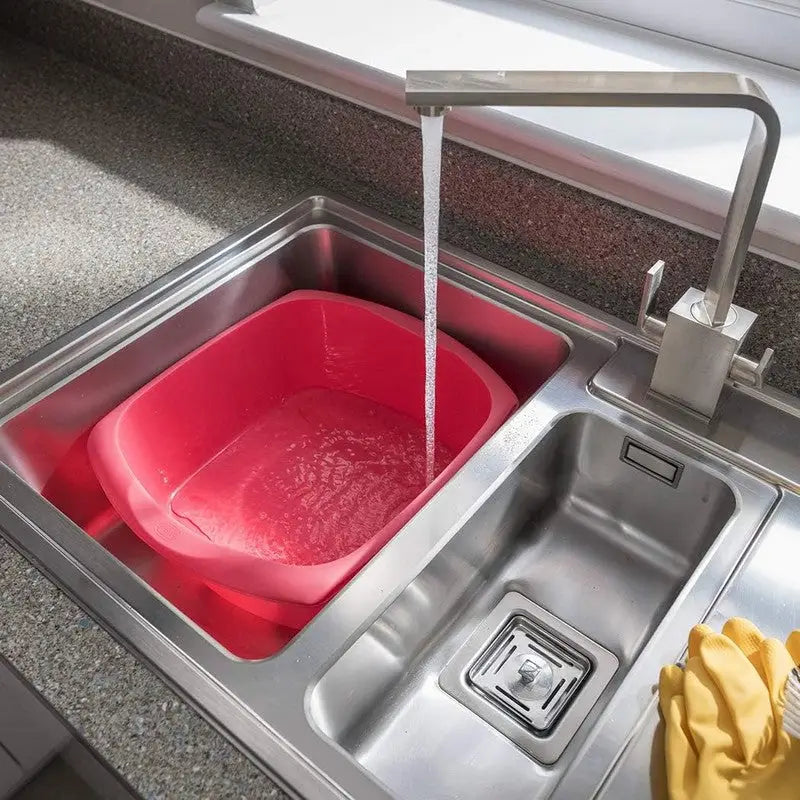 Addis Rectangular Bowl 9.5 Litres - Pomegranate