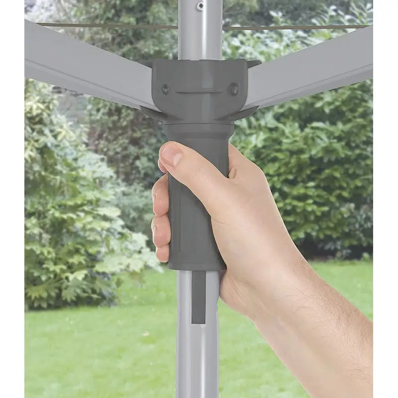 Addis Rotary Clothes Washing Line Graphite/Metallic -3 Arm /