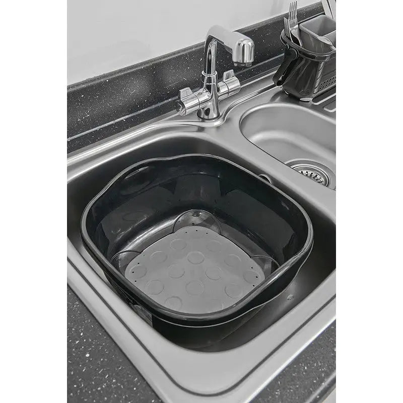Addis Soft Touch Washing Up Bowl - Assorted Colours - Black