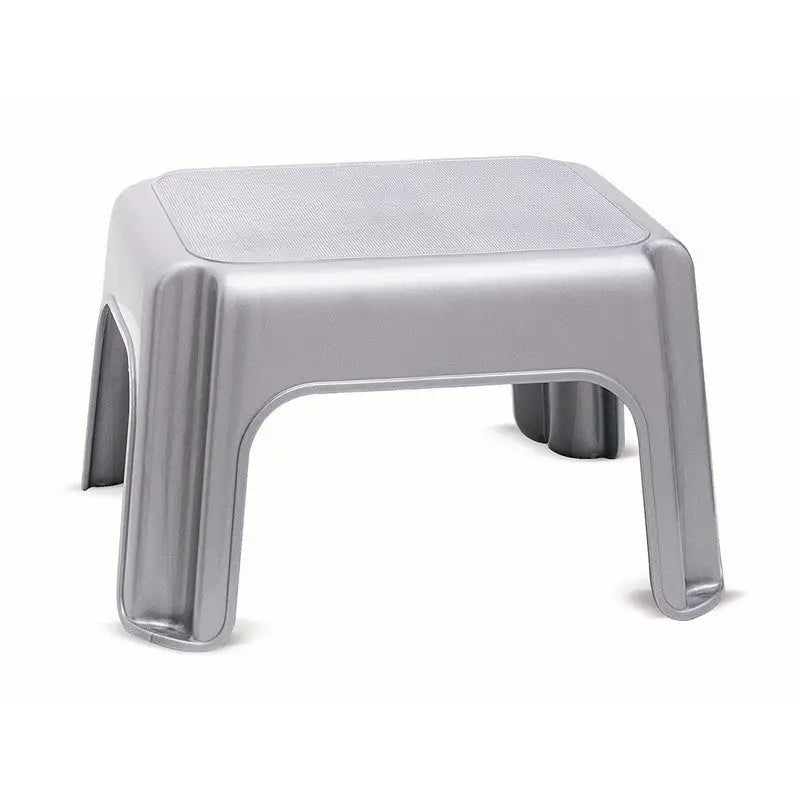 Addis Solid Home Step Stool - Black Grey Or Blush - Grey