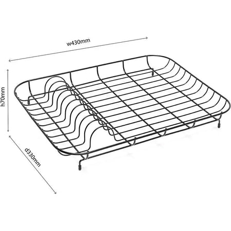 Addis Wire Kitchen Dish Drainer Assorted Colours - 43 x 33 x