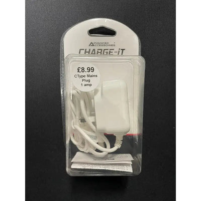 Advanced Accessories Charge-It C Type Mains Plug Phone