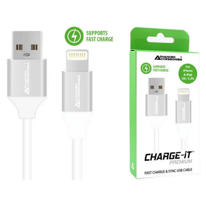 Advanced Accessories Charge-It Fast Charge & Sync Usb Cable