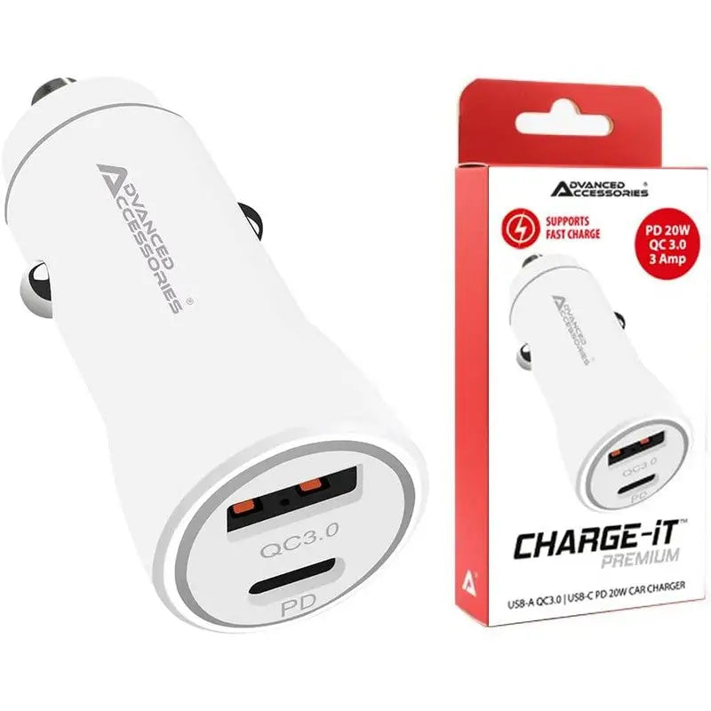Advanced Accessories Charge-It Premium Car Charger USB-C