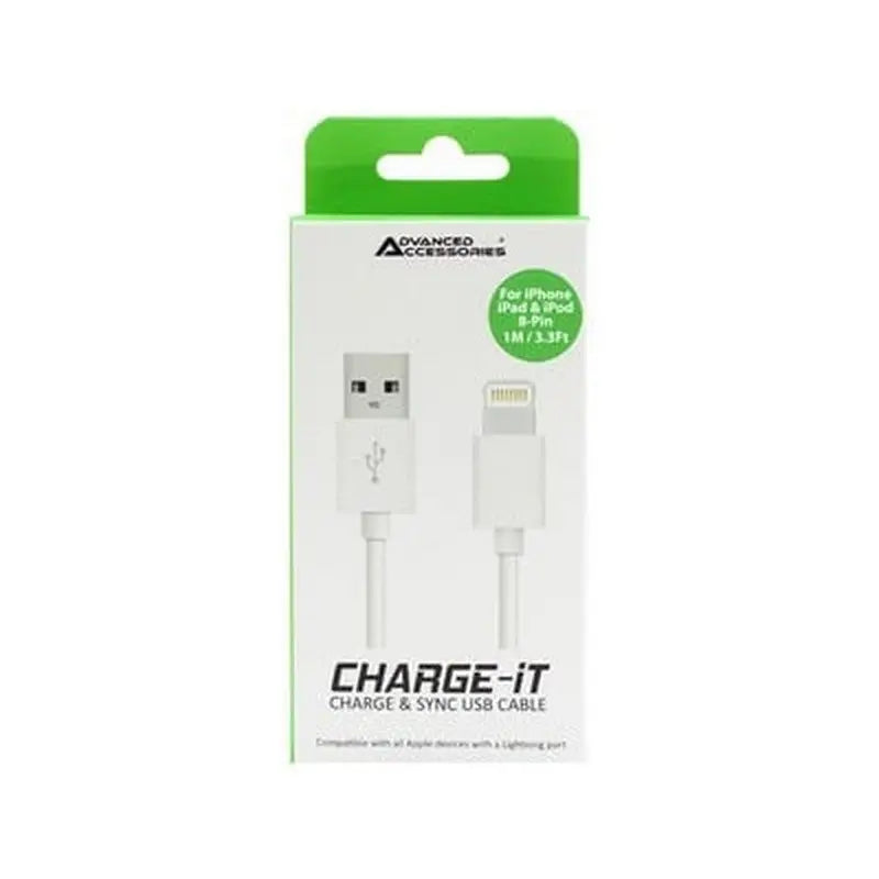 Advanced Accessories Charge & Sync Usb Cable - Iphone -