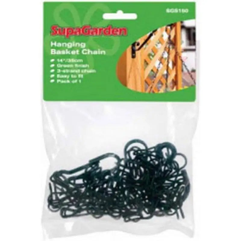 Ambassador Hanging Basket Chain 18 Inch Black - Gardening &
