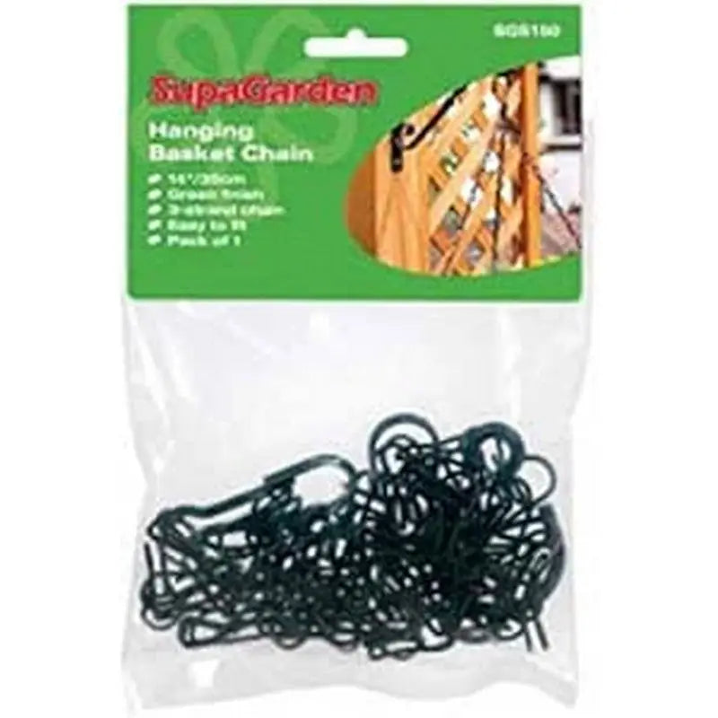 Ambassador Hanging Basket Chain 18 Inch Black - Gardening &