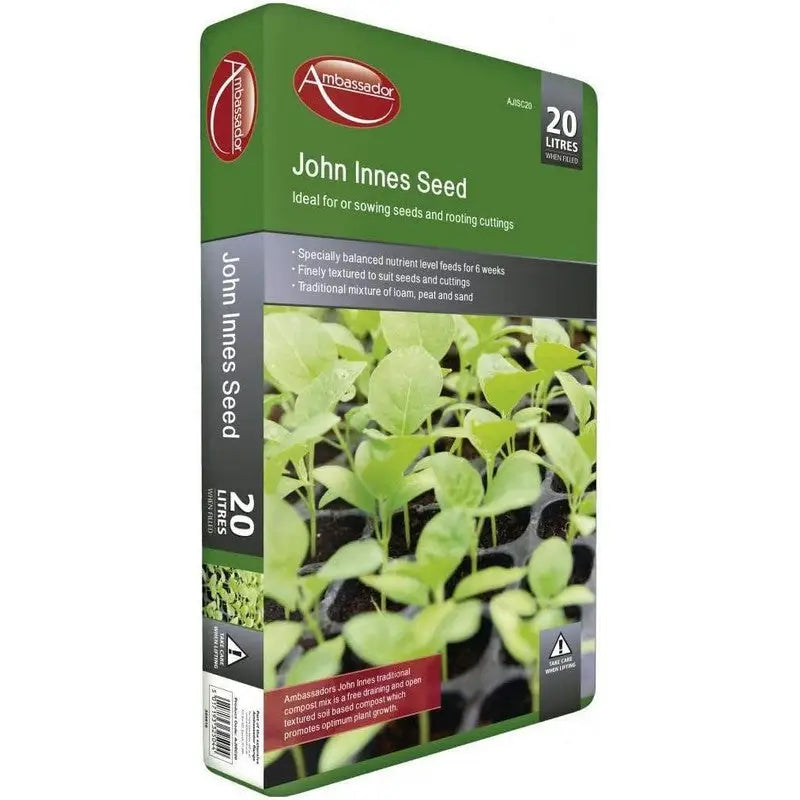 Ambassador John Innes Seed Compost 20 Litre - Gardening &