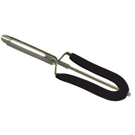 Amco Stainless Steel Black Peeler - Kitchenware