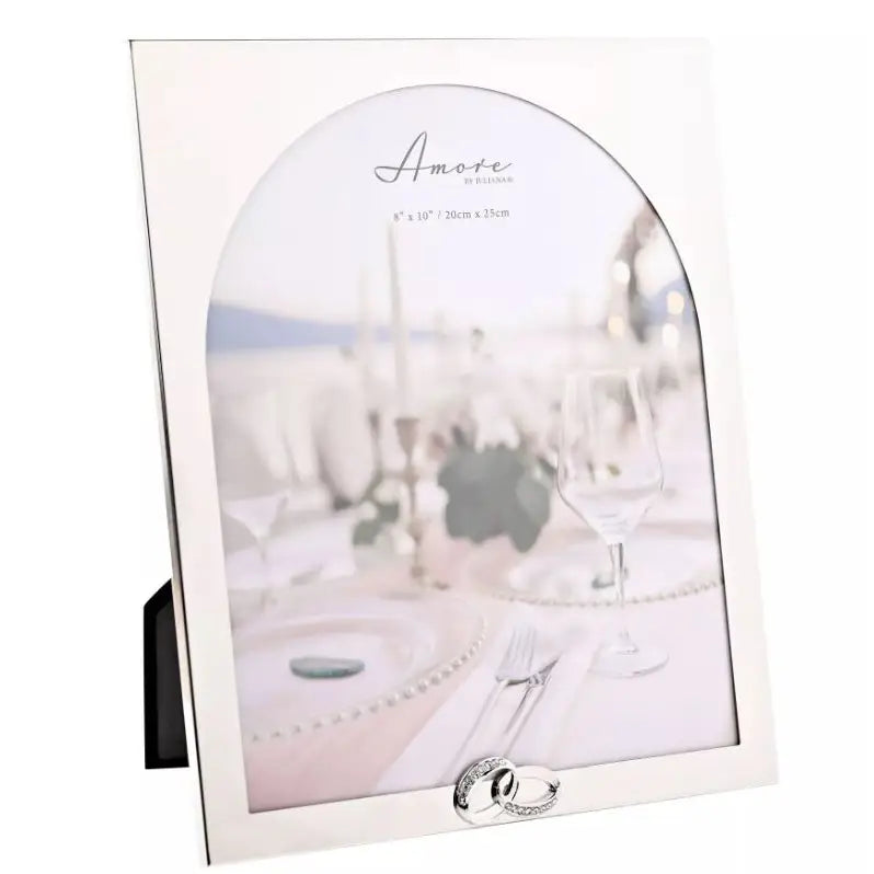 Amore Arch Photo Frame With Rings - Various Sizes - 8’’ x