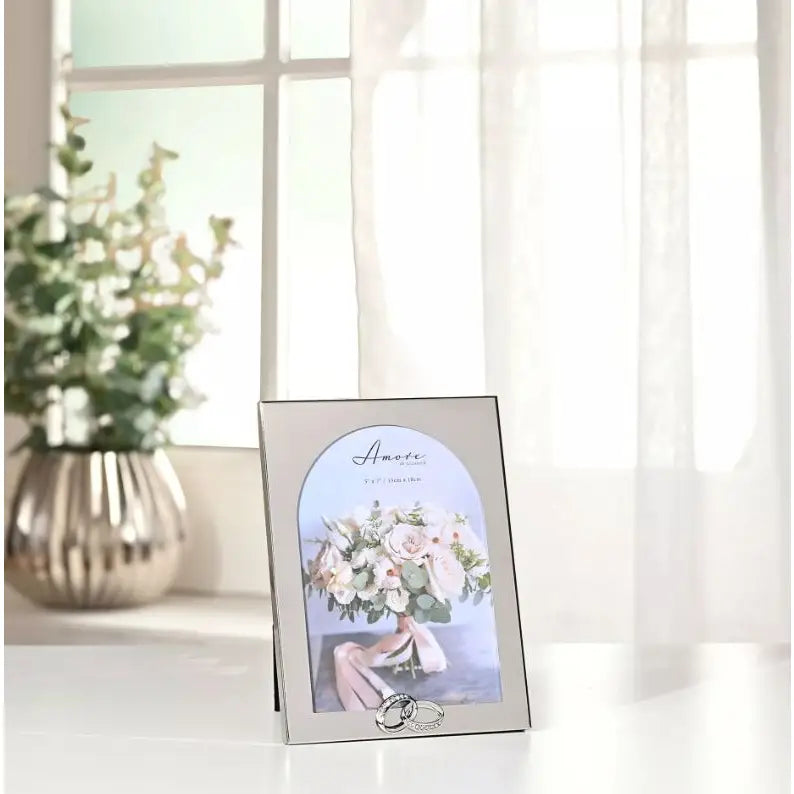 Amore Arch Photo Frame With Rings - Various Sizes