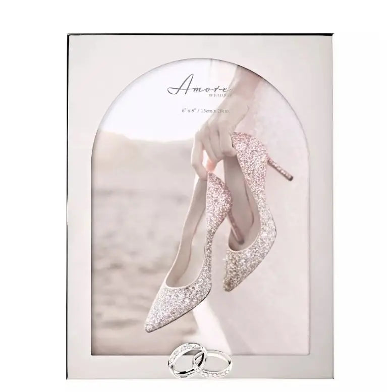 Amore Arch Photo Frame With Rings - Various Sizes