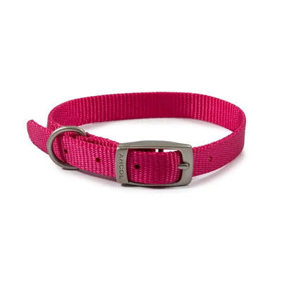 Ancol Viva Buckle Dog Collar 1 20-26cm Pink - Pet Supplies