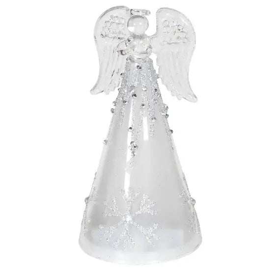 Angelic Glass Lit Angel - 6 Inches - Christmas >>