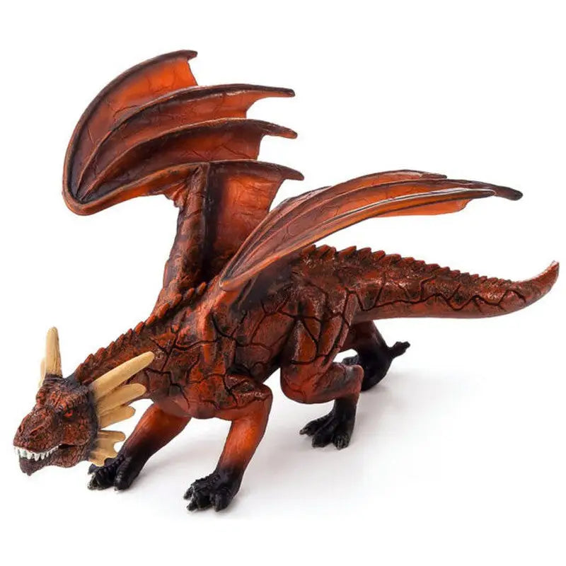 Animal Planet Fantasy Figures - Fire Dragon With Articulated