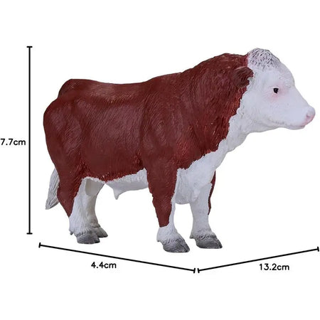 Animal Planet Hereford Bull Toy Animal - 13x4x8cm - Toys >>