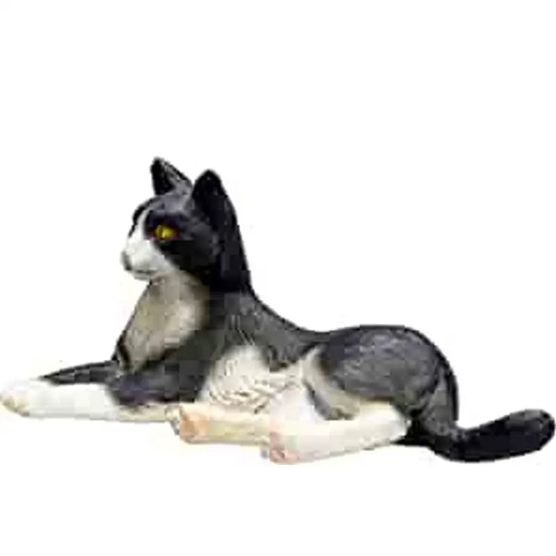 Animal Planet Pet Animals - Cat Laying Black & White - Toys