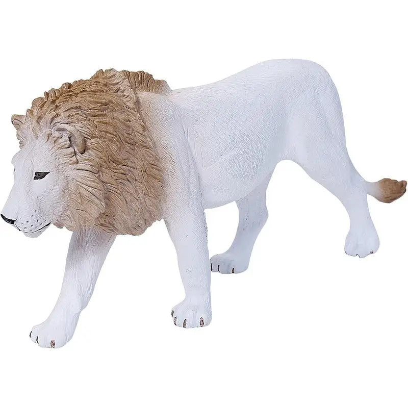 Animal Planet White Male Lion Toy Animal - 16x3.5x7.5cm