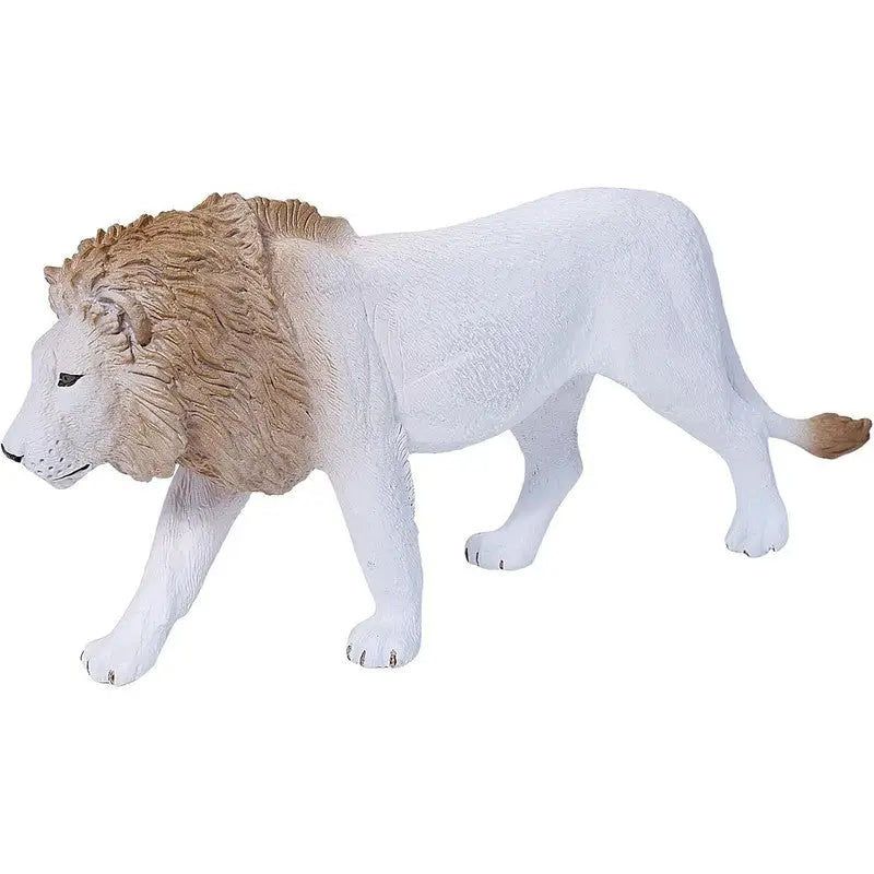 Animal Planet White Male Lion Toy Animal - 16x3.5x7.5cm