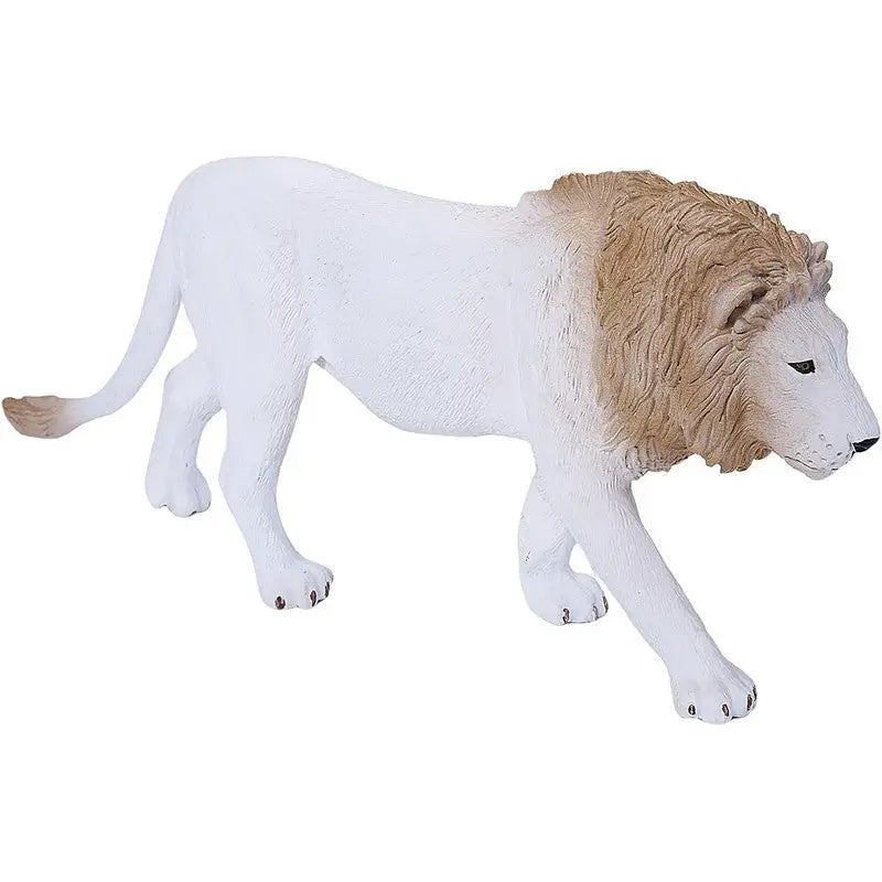 Animal Planet White Male Lion Toy Animal - 16x3.5x7.5cm