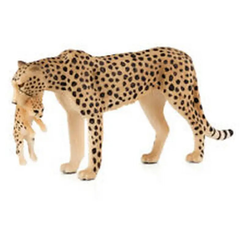 Animal Planet Wild Animals - Female Cheetah With Cub - Toys