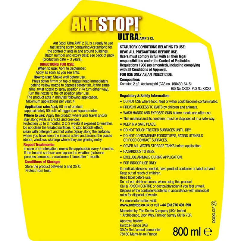 Ant Stop Ultra Killer Ready To Use Gun Bug Insect Garden