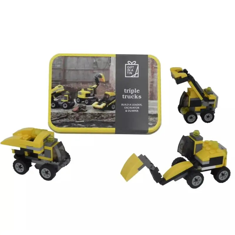 Apples To Pears Gift In A Tin Triple Trucks - Toys