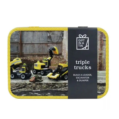 Apples To Pears Gift In A Tin Triple Trucks - Toys