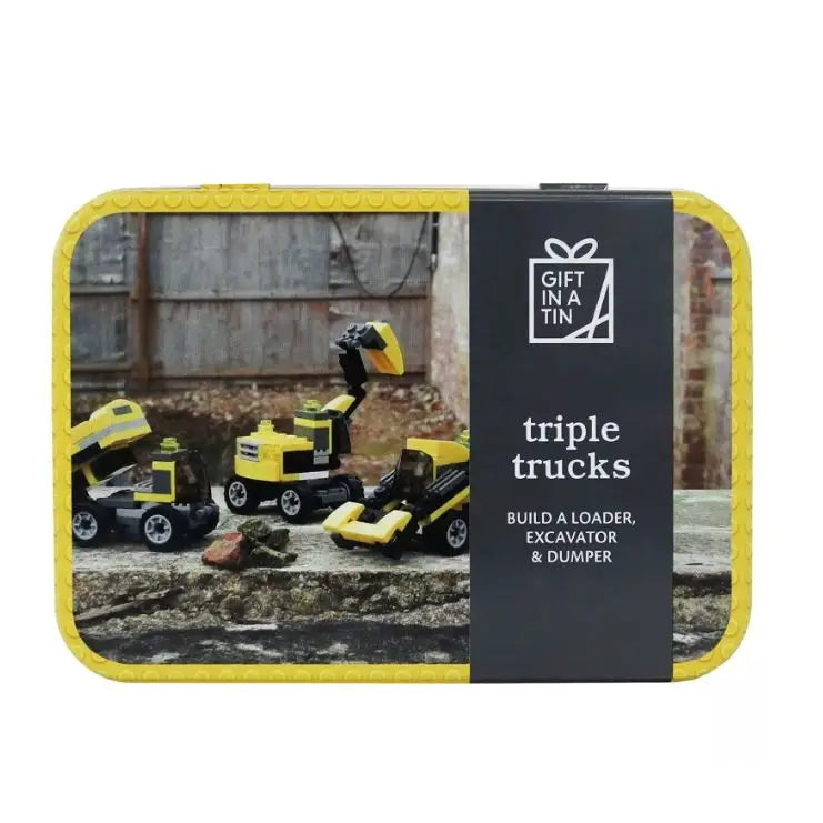 Apples To Pears Gift In A Tin Triple Trucks - Toys