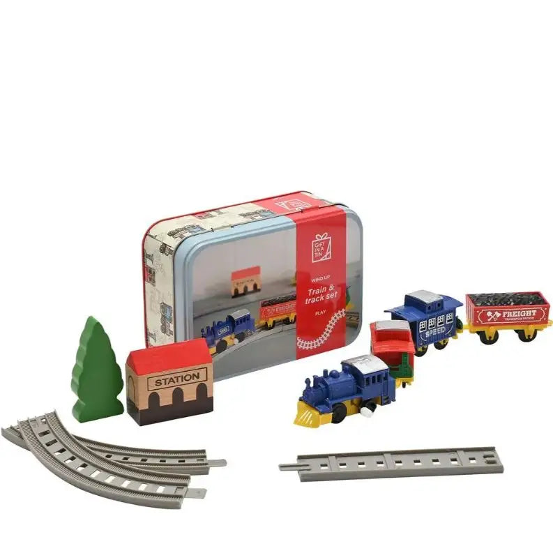 Apples To Pears Gift In A Tin Wind Up Train Set - Toys